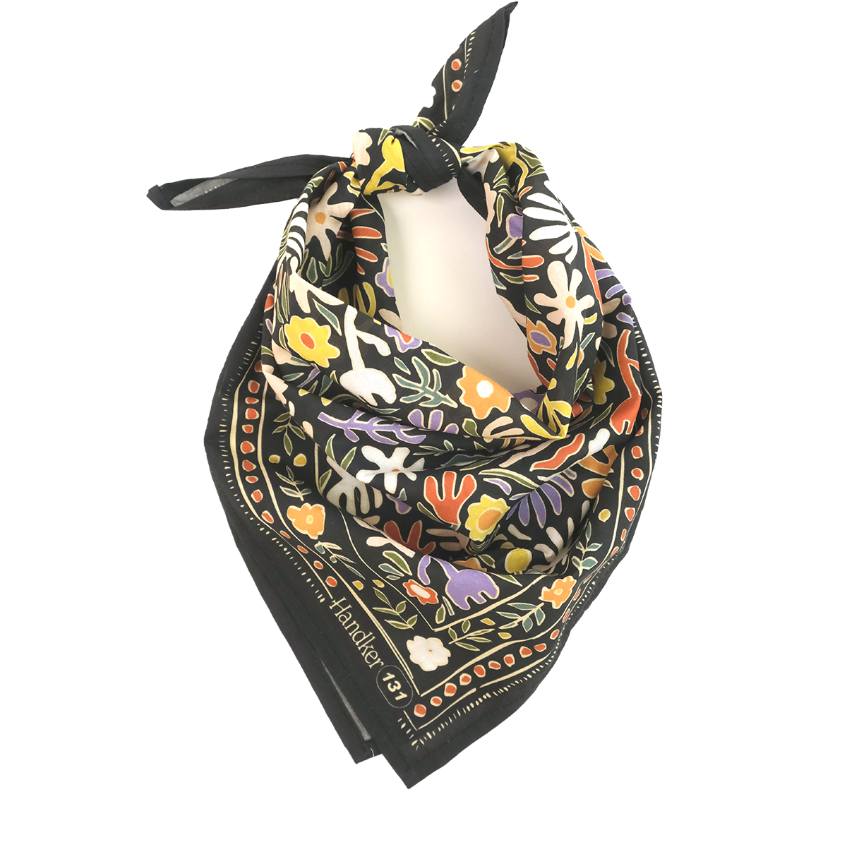 Cotton Bandana No. 131 Henri Dark Green