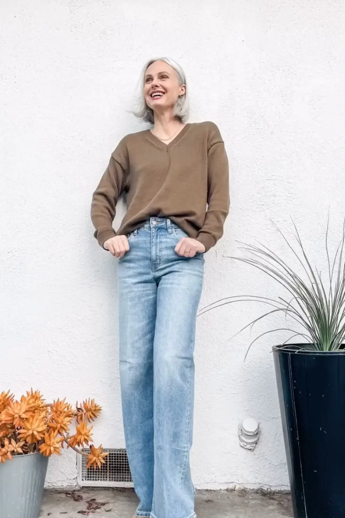 Oliver Logan • Andrews High Rise Extra Wide Leg • Classic Vintage