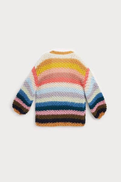 Saachi • Rainbow Knitted Cardigan