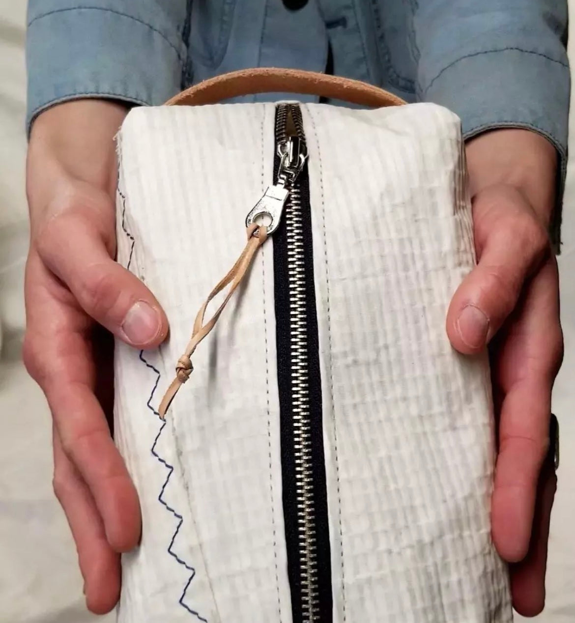Landfall • Handmade Repurposed Sails Bag • Large Drop Kit