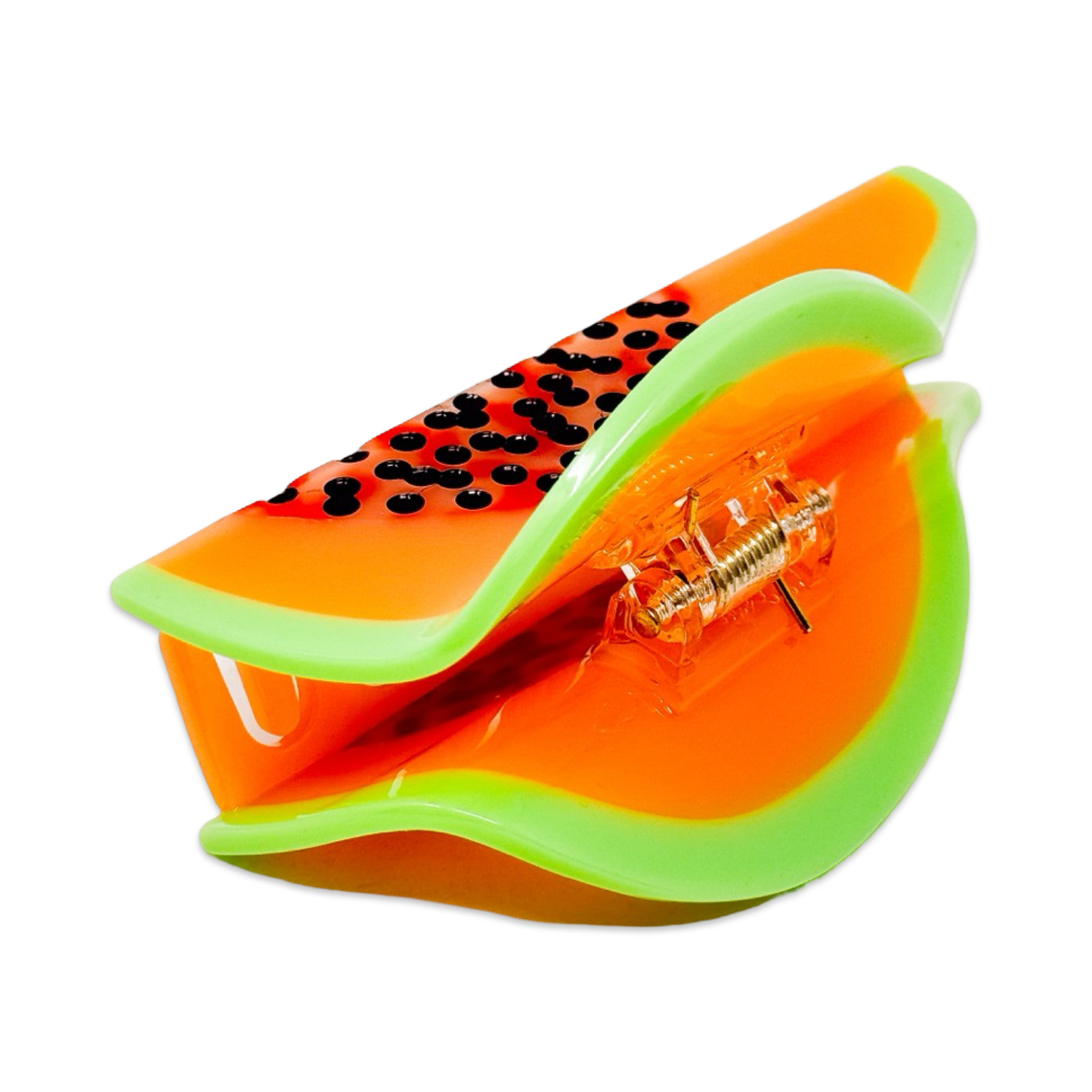 Jenny Lemons Large Papaya Hair Claw Clip