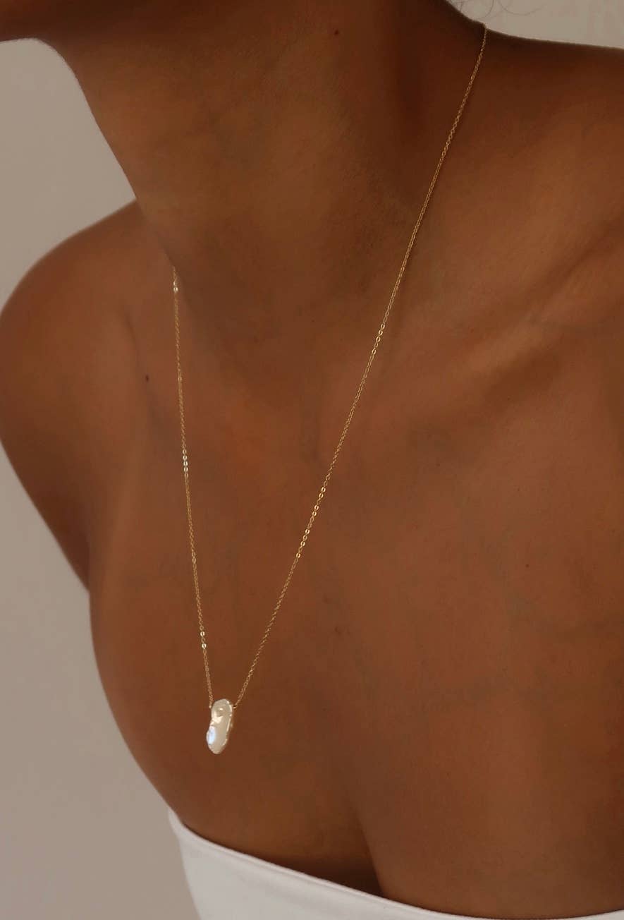 Kai Pearl Necklace • 14k Gold Fill