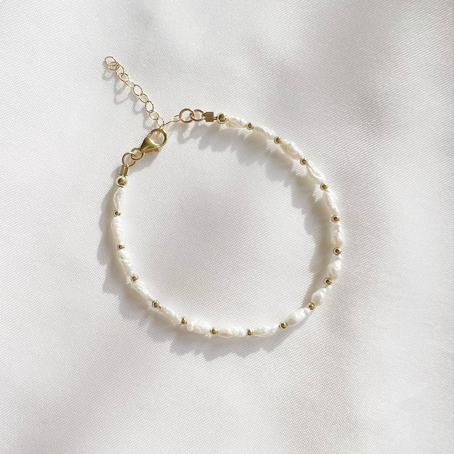 Stone Harbor Pearl Bracelet • Gold Filled