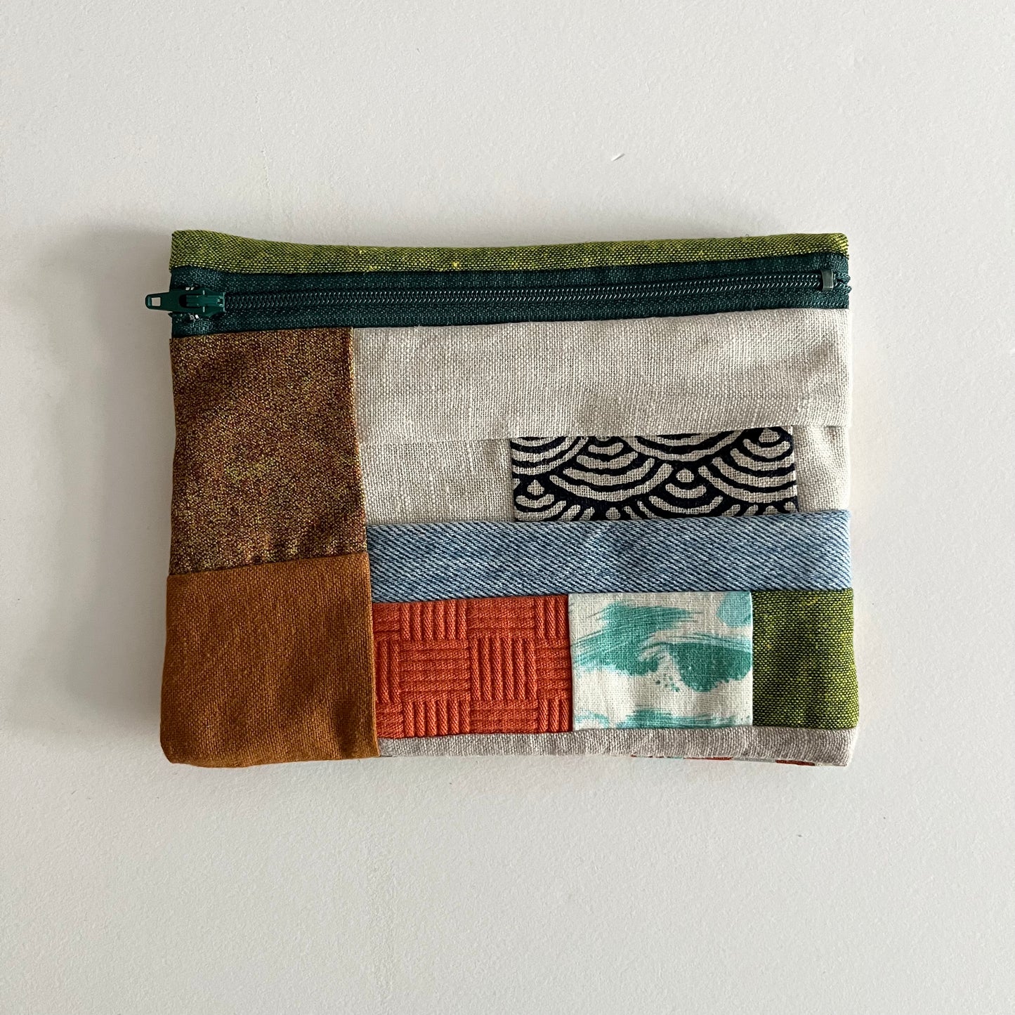 Terra • Handmade Patchwork Pouch • Sand Dunes
