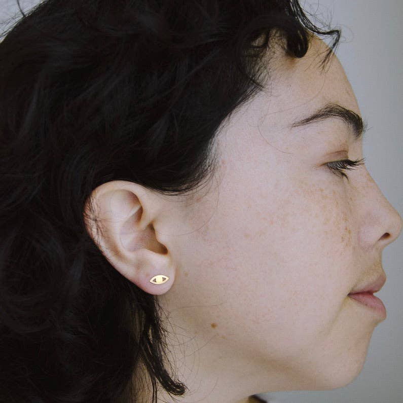 Tilly Doro • Eye Stud Earrings • Gold