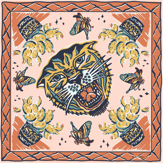 Organic Cotton Bandana • Desert Sun • Multi