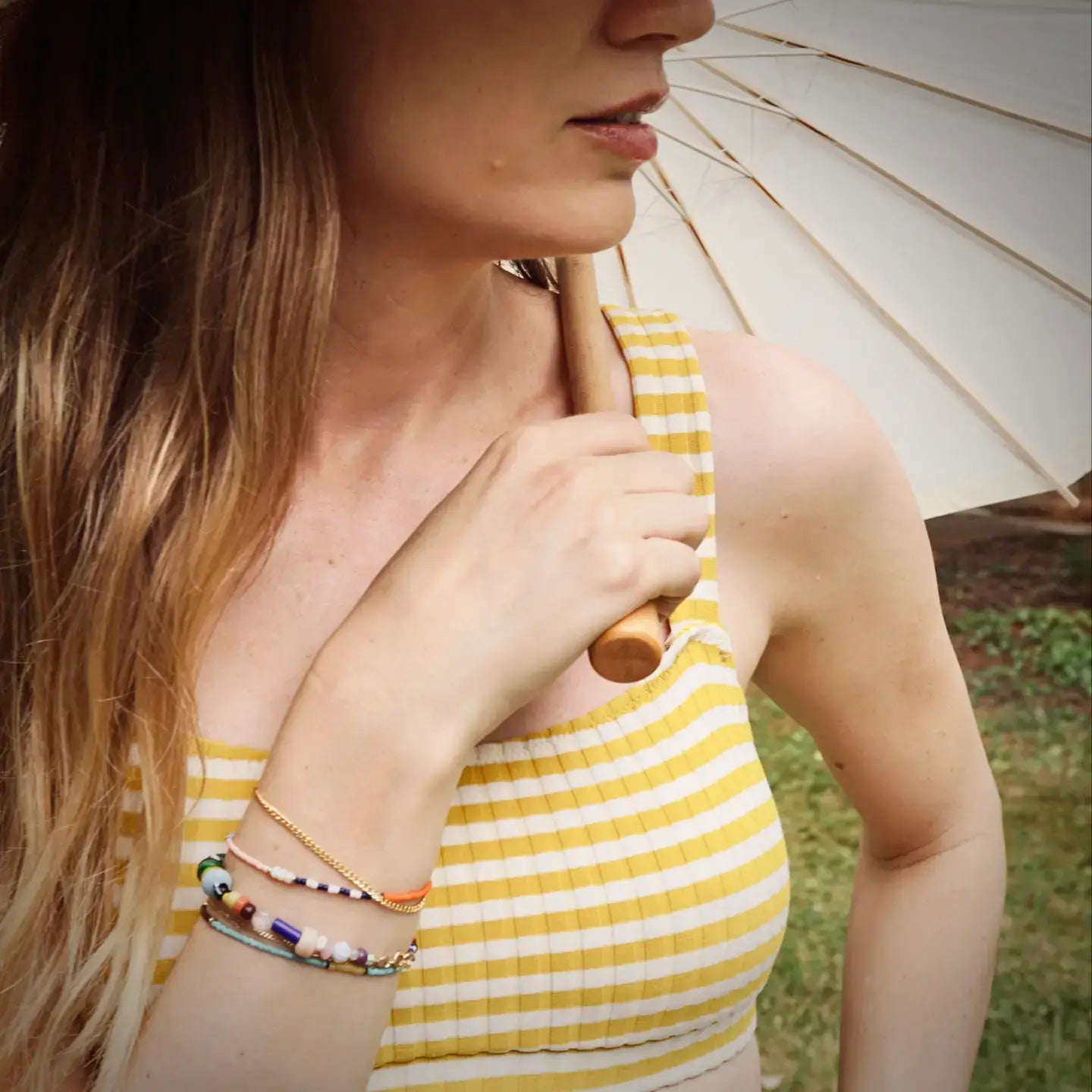 Alice Rice • Thinnest Line Beaded Bracelet • Palm Springs