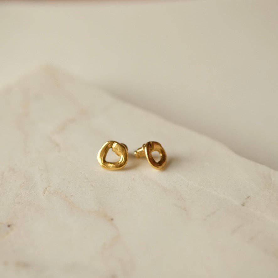 Tilly Doro • Cycles Stud Earrings • Gold
