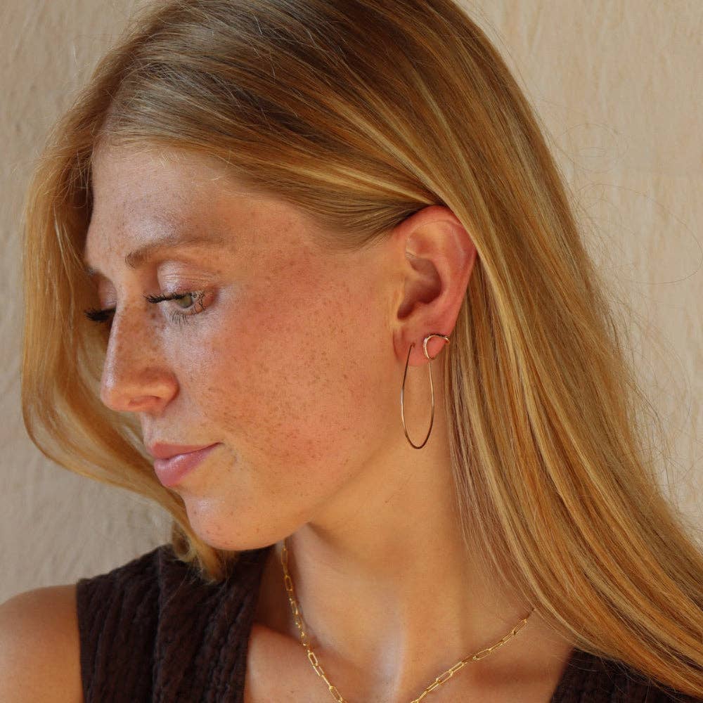 Valley Stud Earrings • 14k Gold Fill