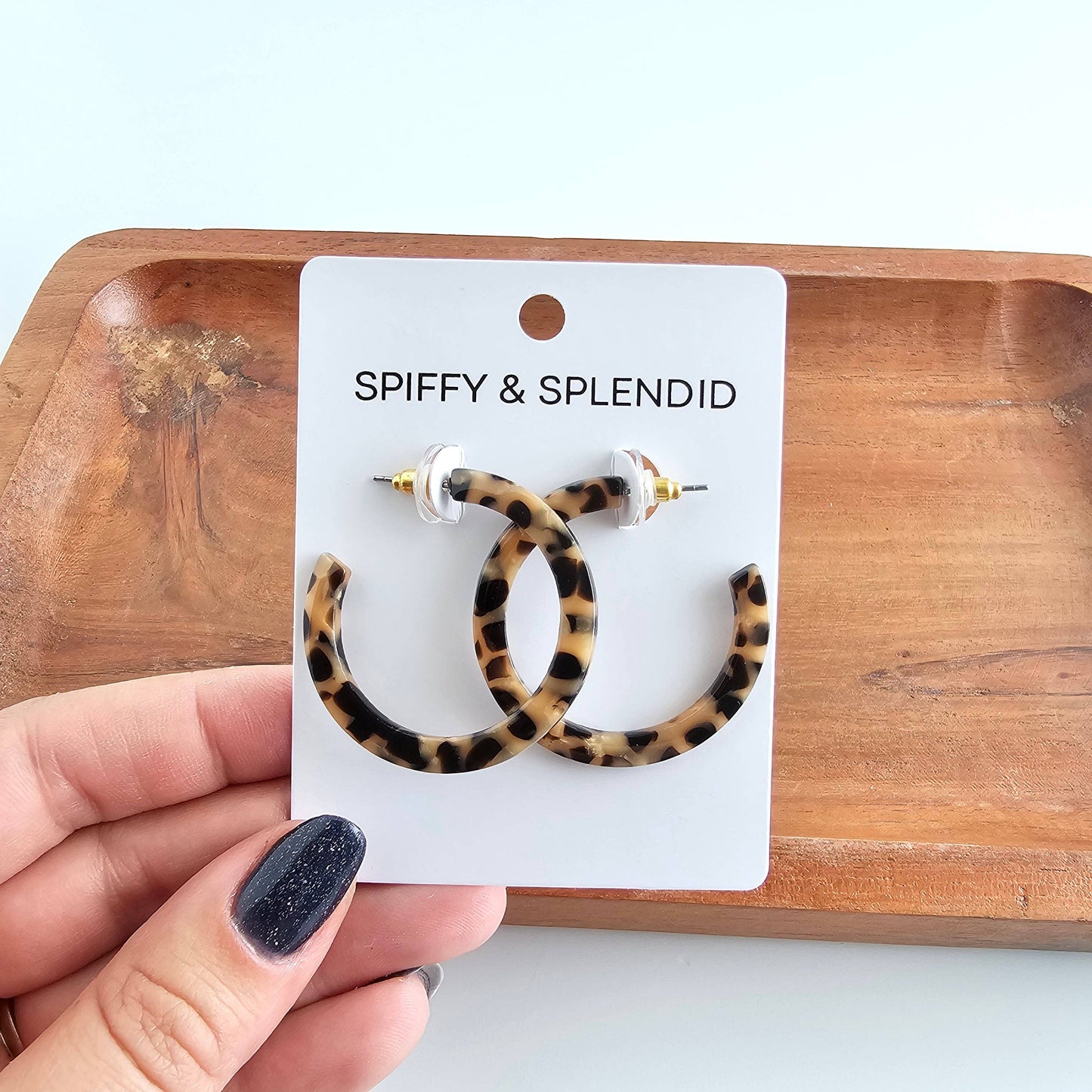 Camy Hoops • Cheetah