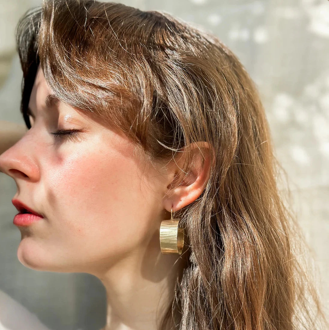 Desert Moon Design • Nelly Sierras Hoops • 14k Gold Fill