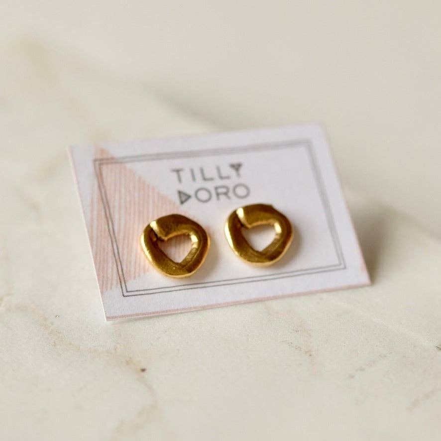 Tilly Doro • Cycles Stud Earrings • Gold