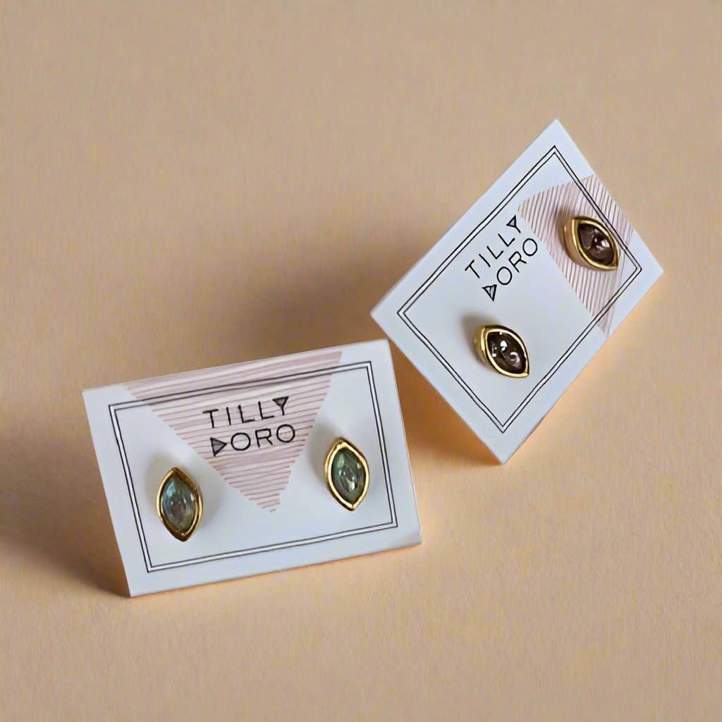 Tilly Doro • Marquis Studs • Aqua