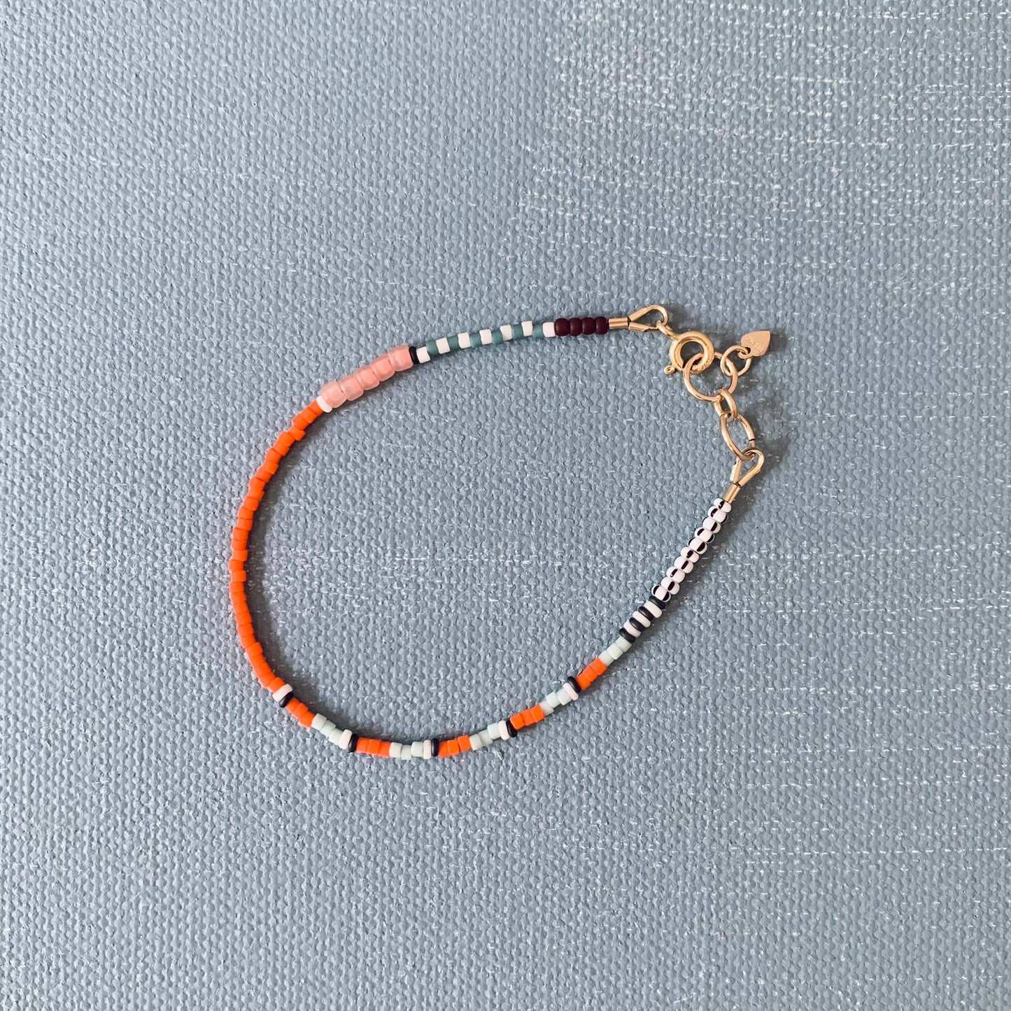 Alice Rice • Thinnest Line Beaded Bracelet • Marigold