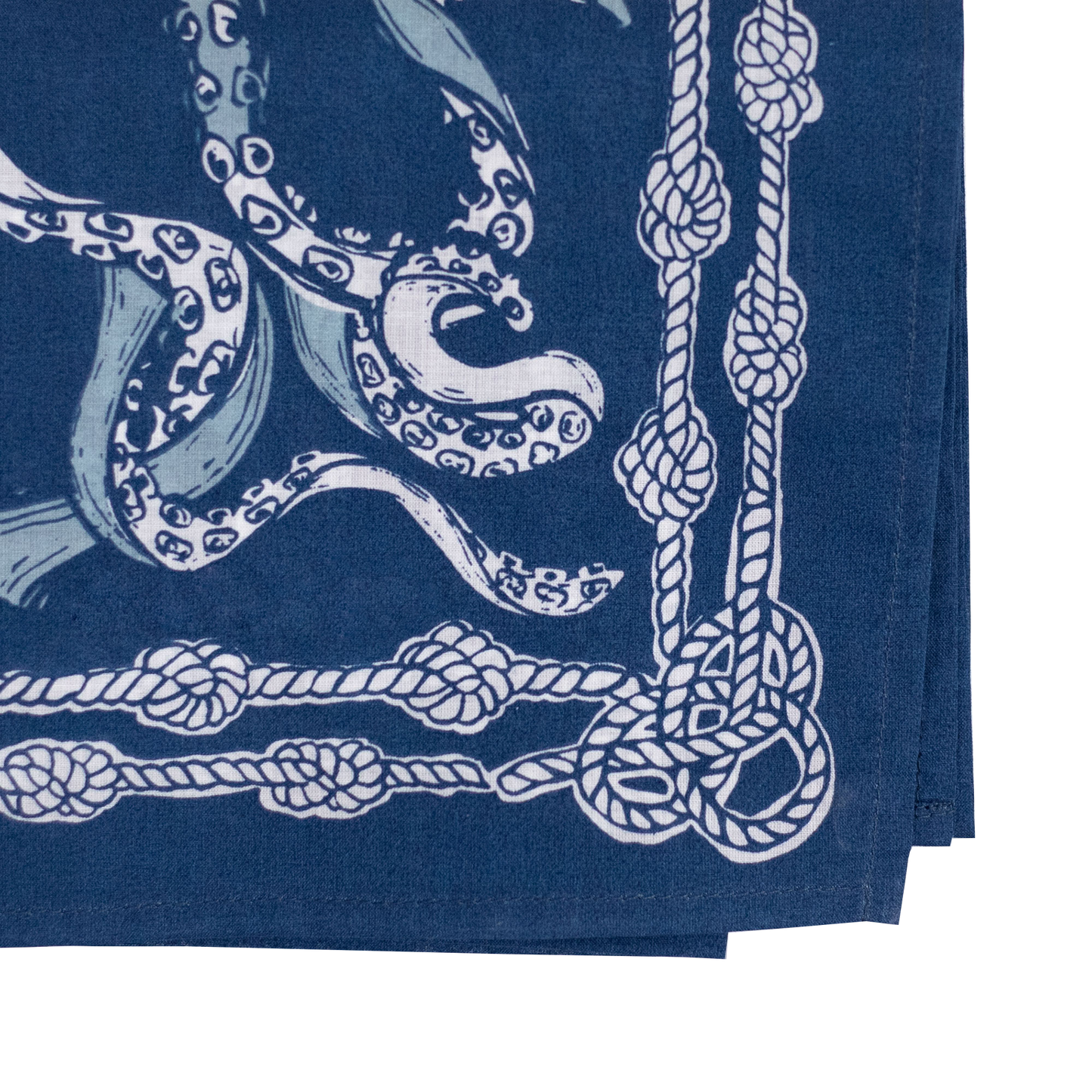 Cotton Bandana No. 070 Nautilus Navy Blue