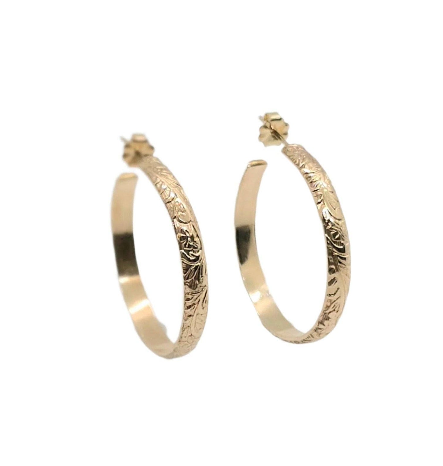 Flora Hoops • 14k Gold Fill • Small or Large