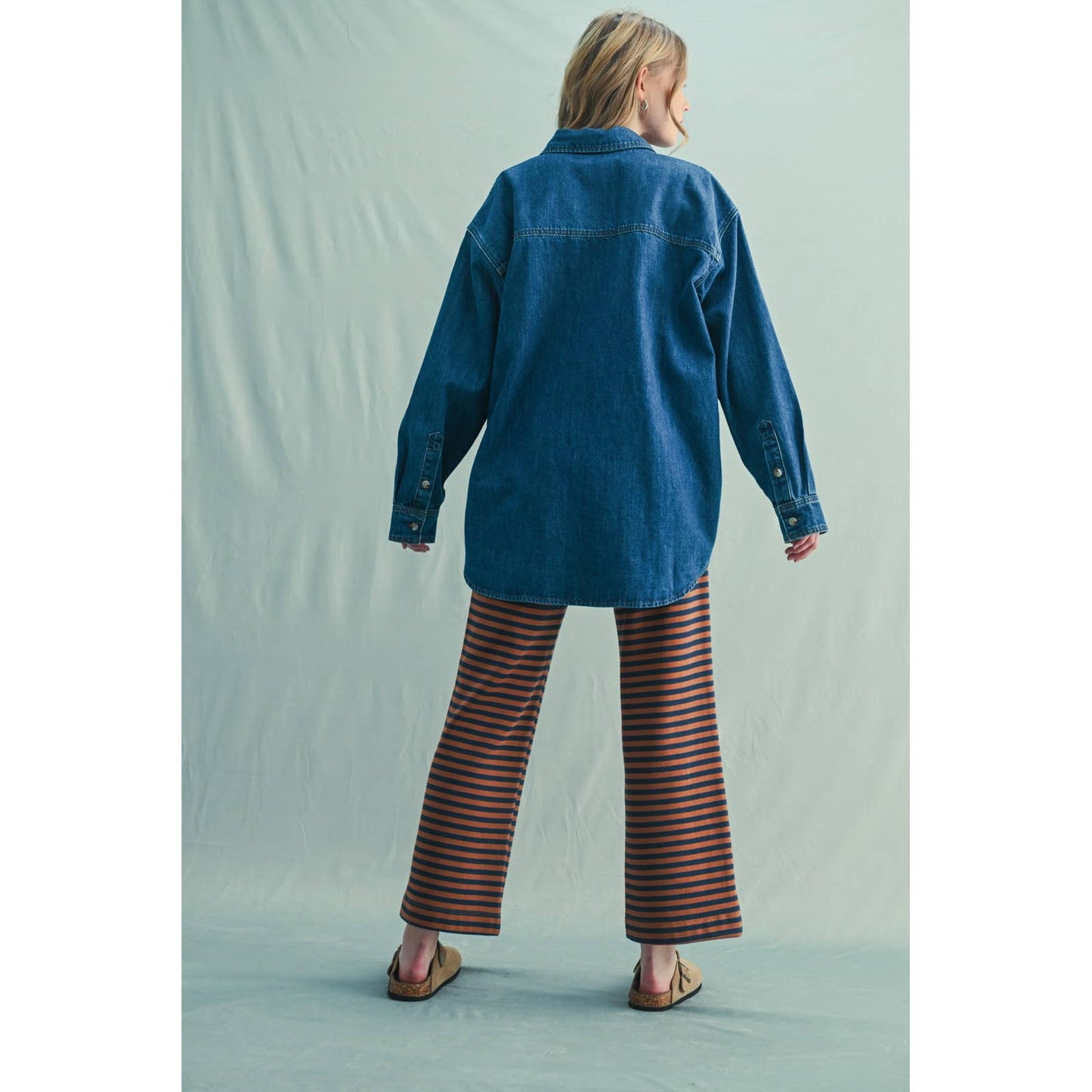 Oversized Denim Shirt Medium Wash