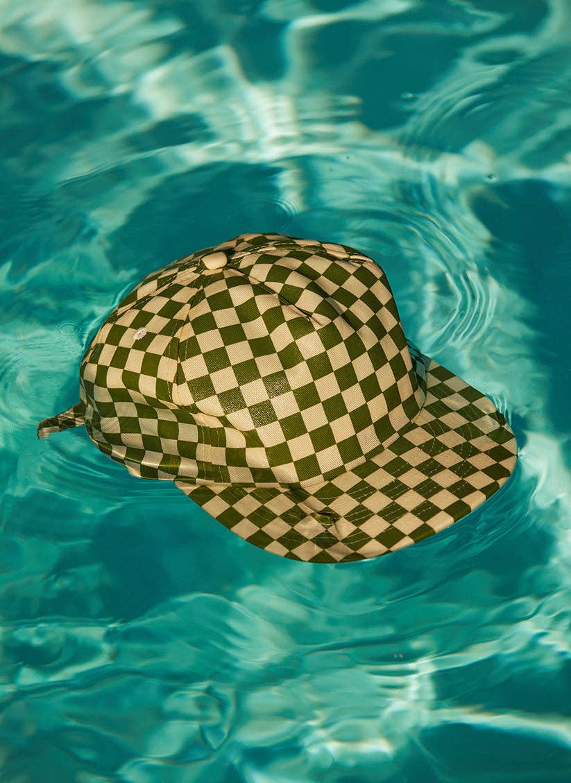 Checkerboard Field Trip Hat • Cactus