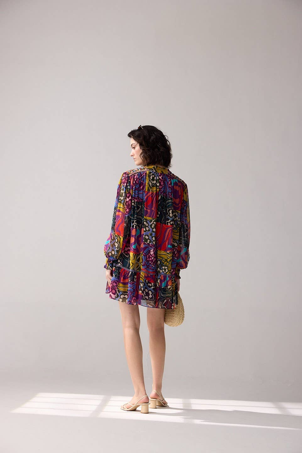 Verb By Pallavi Singhee • Violeta Long Sleeve Mini Dress • Multi