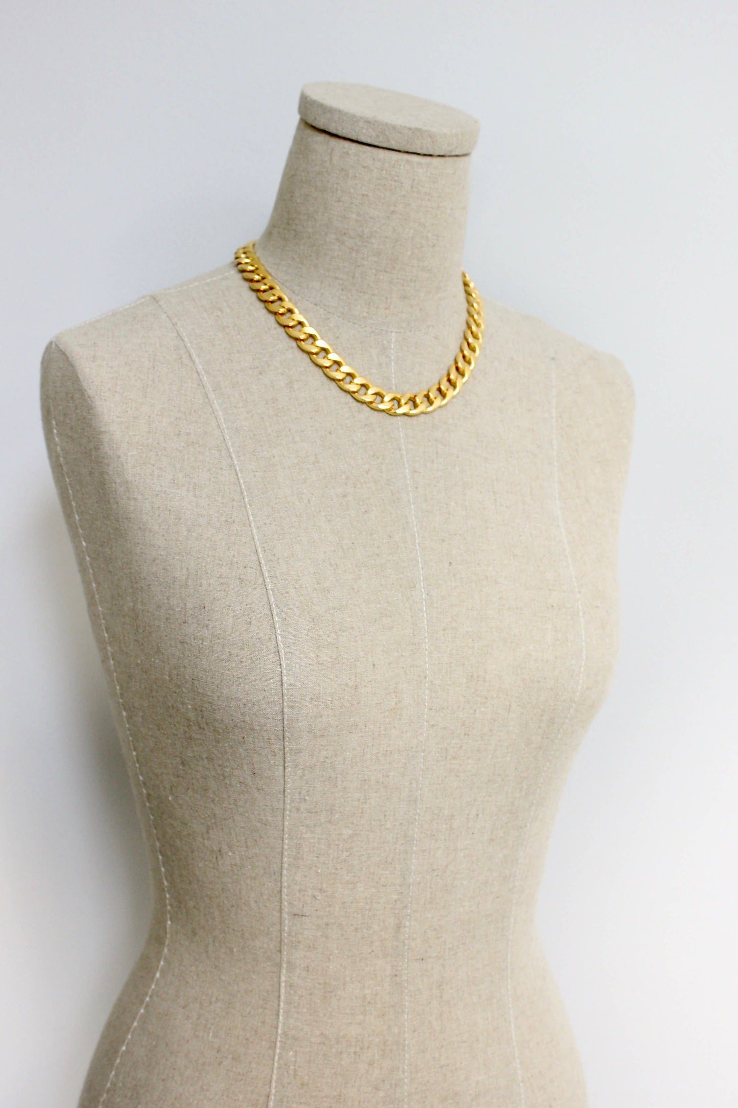 David Aubrey • Heavy Chain Necklace • Gold