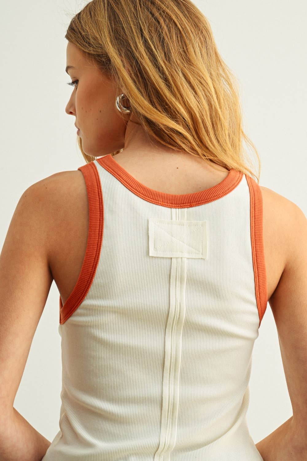 Cotton Ringer Tank • Clay