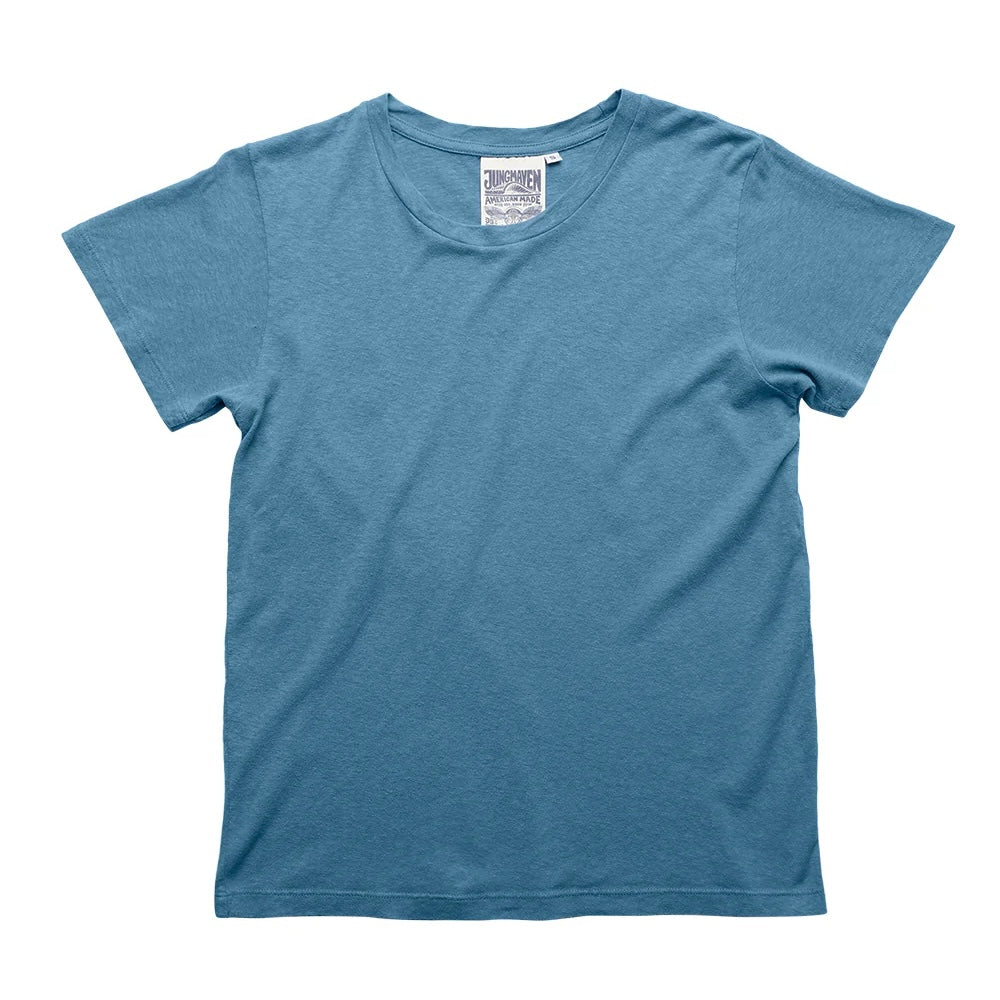 Jungmaven • Hemp & Organic Cotton Lorel Tee • Blue Heaven