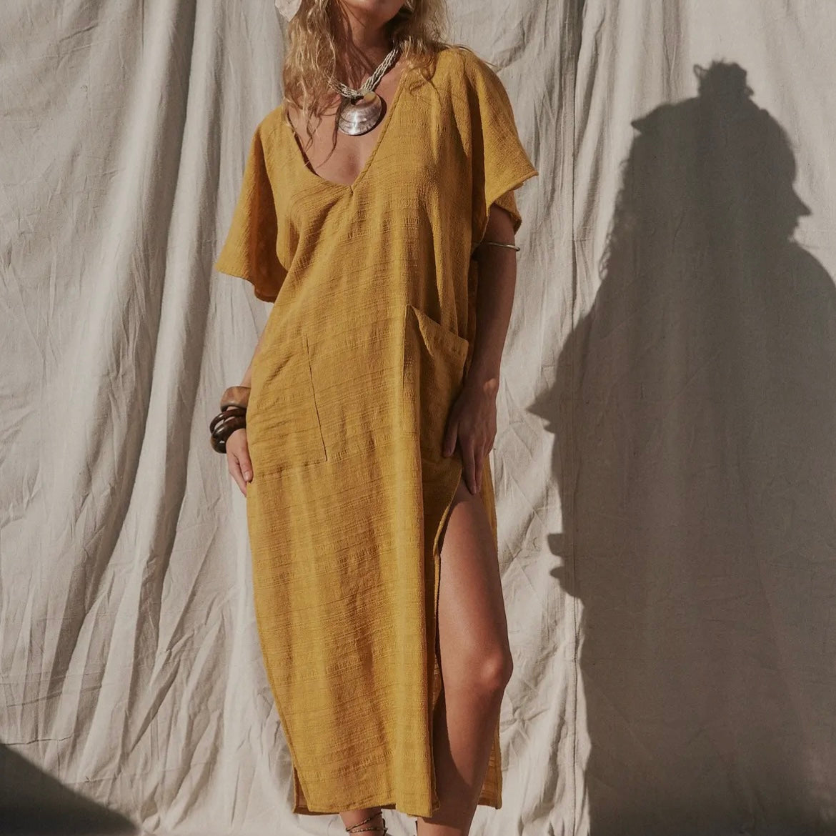 Jen’s Pirate Booty • Hermes Kaftan • White