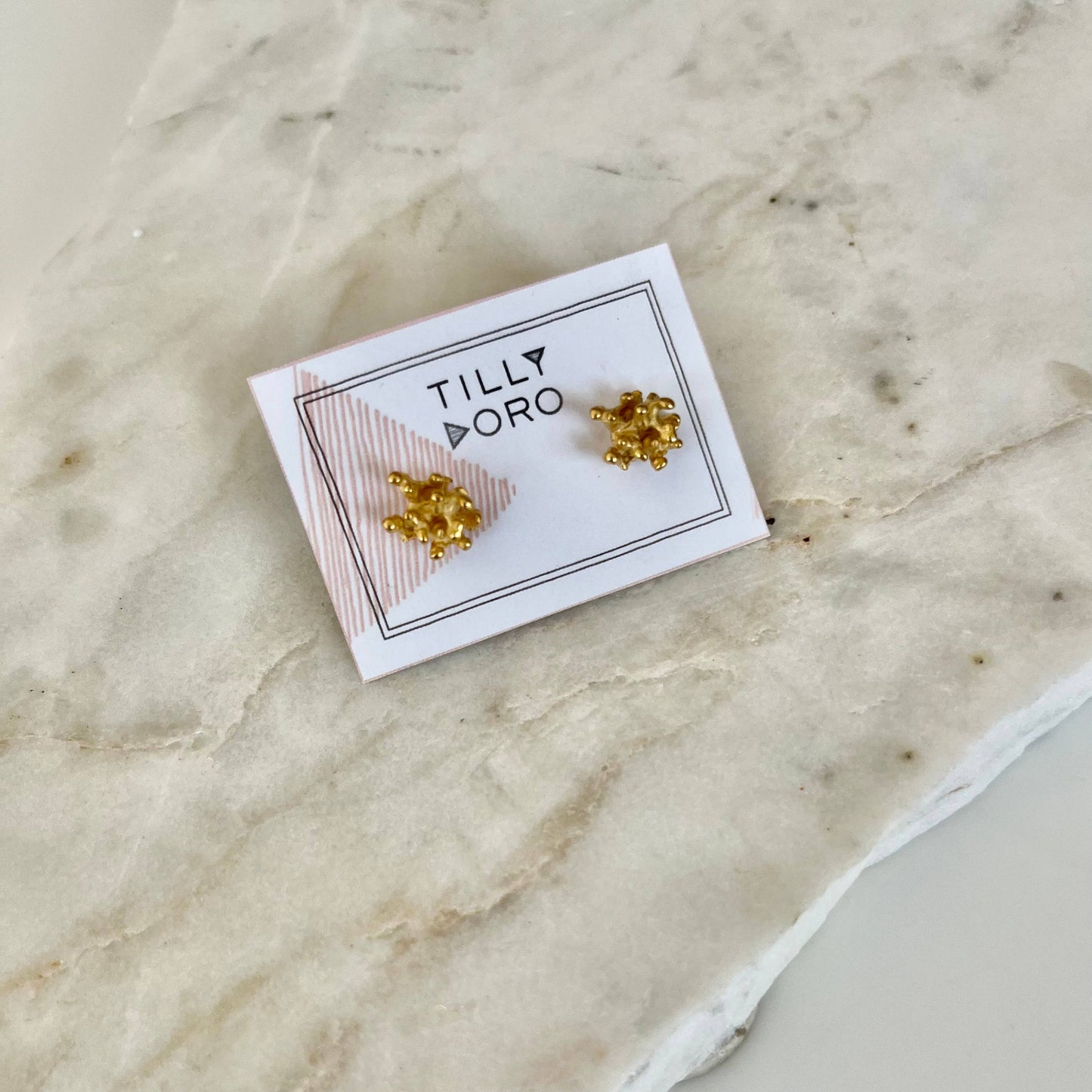 Tilly Doro Spark Stud Earring Gold