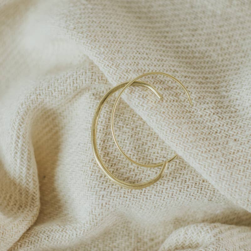 Common Form • Gaia Stacker Cuff Bracelet • Brass