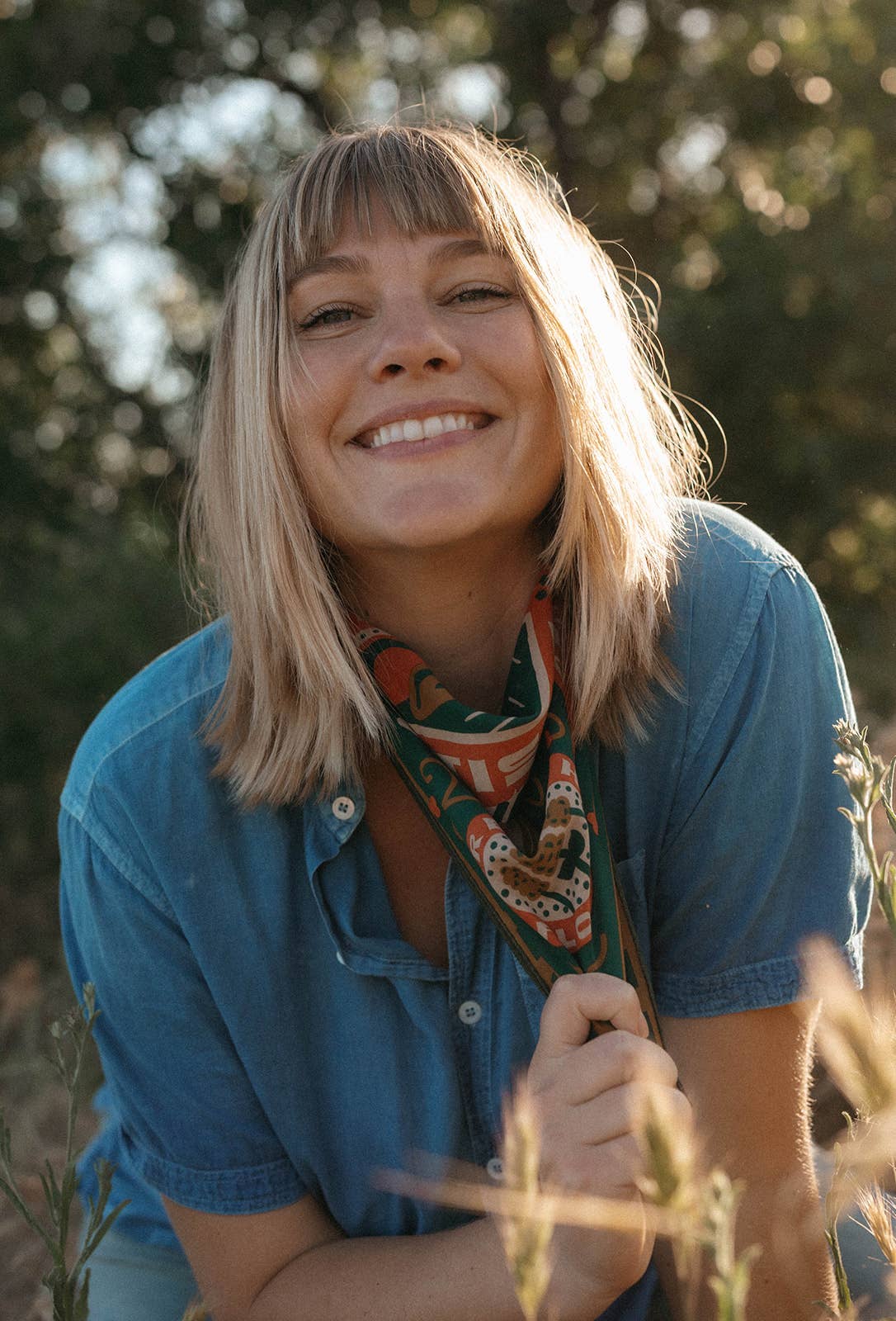 Cotton Bandana • Greenbelt • Forest Green