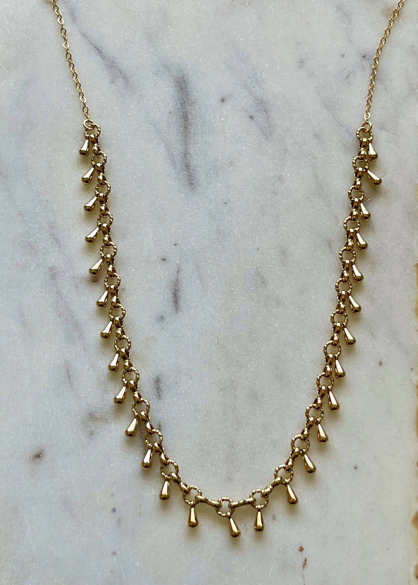 Katla Statement Necklace • 14K Gold Fill