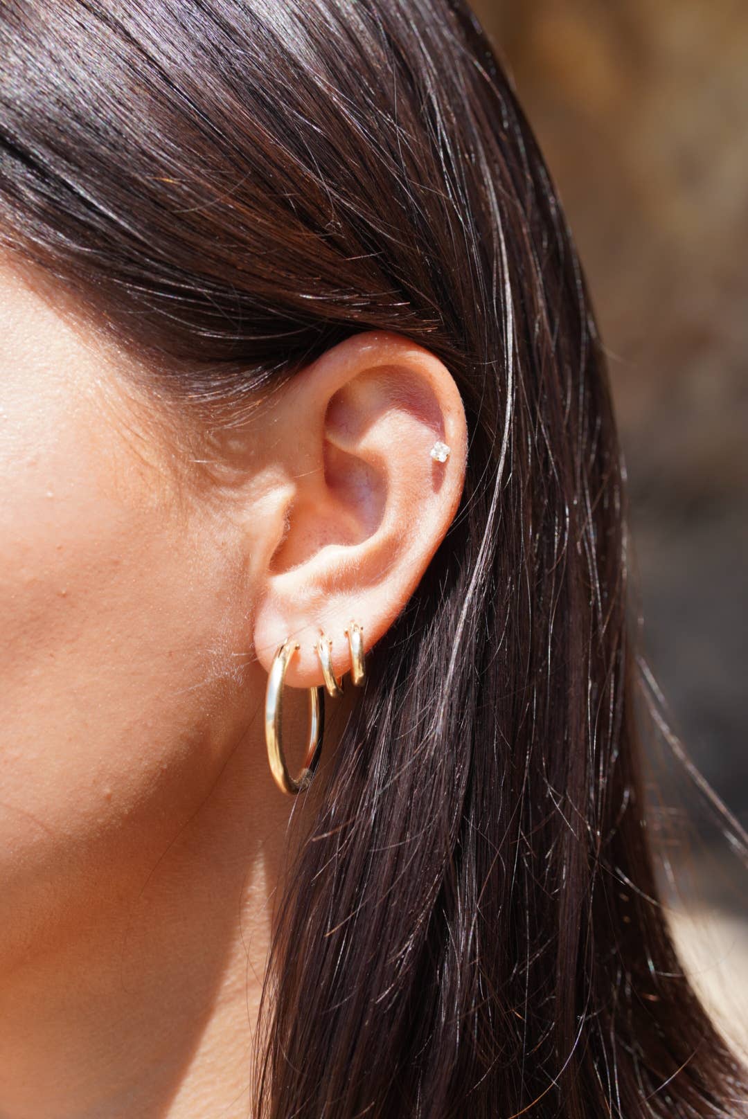 Ava Hinge Hoops 14K Gold Filled