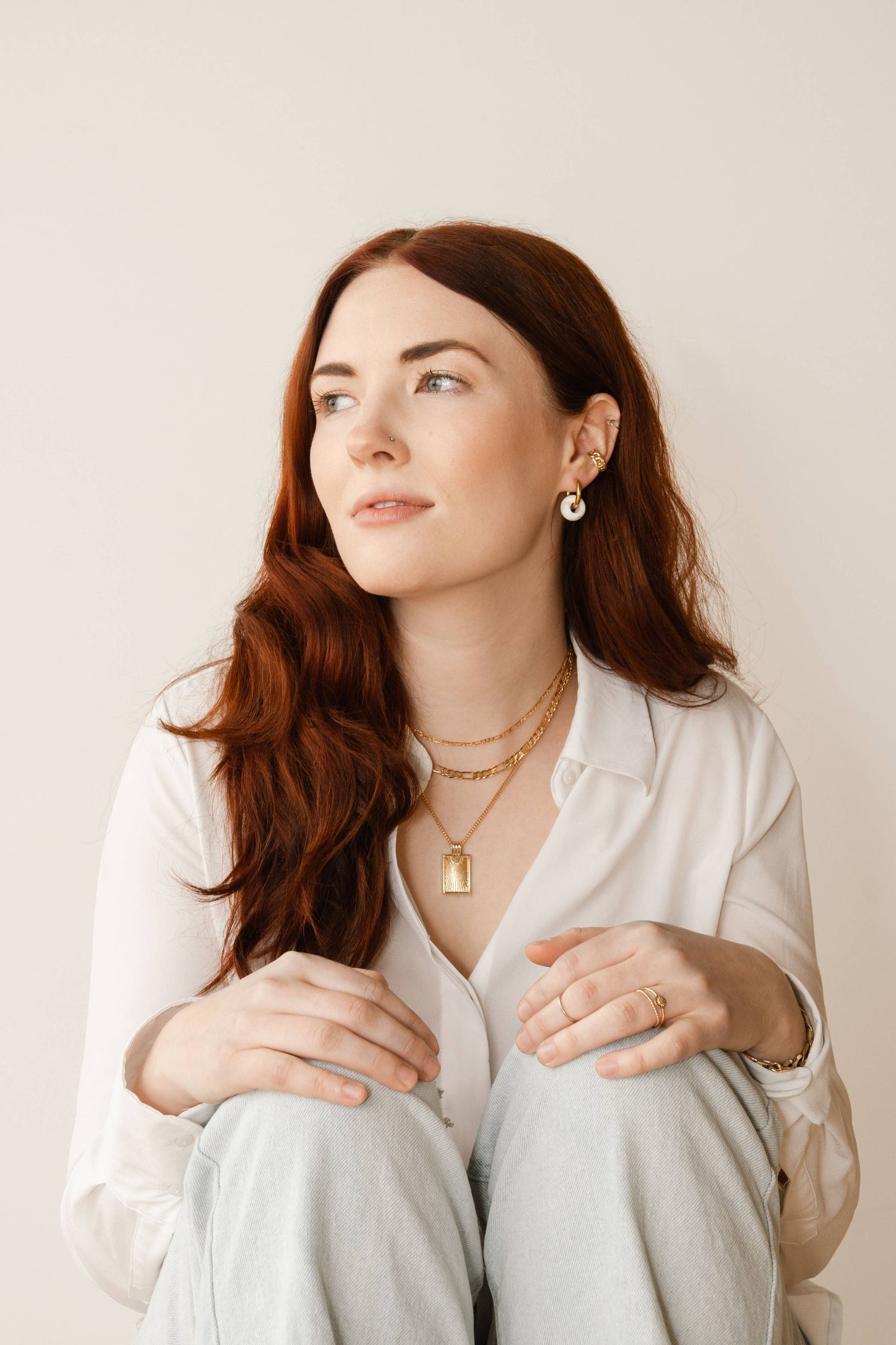 Soleil Pendant Necklace • Gold Filled