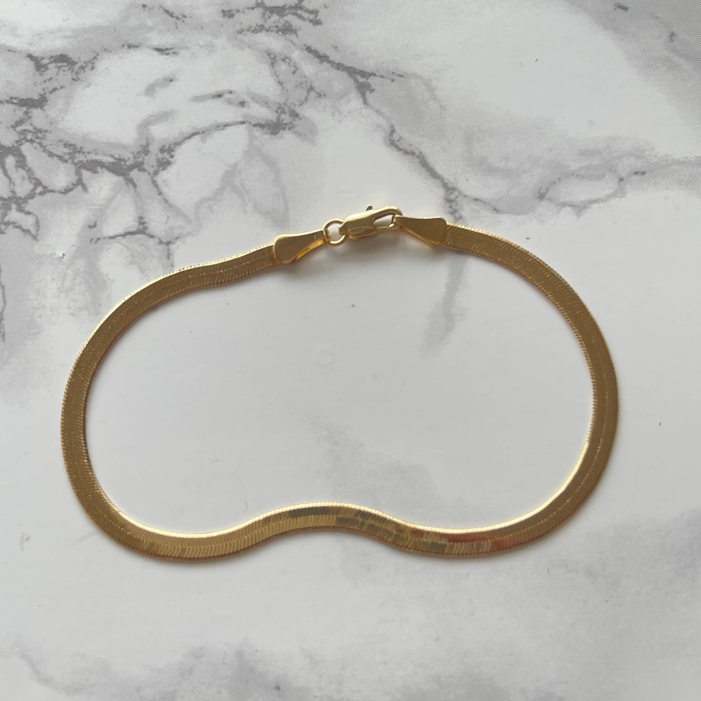 Pax Herringbone Bracelet • 14K Gold Fill