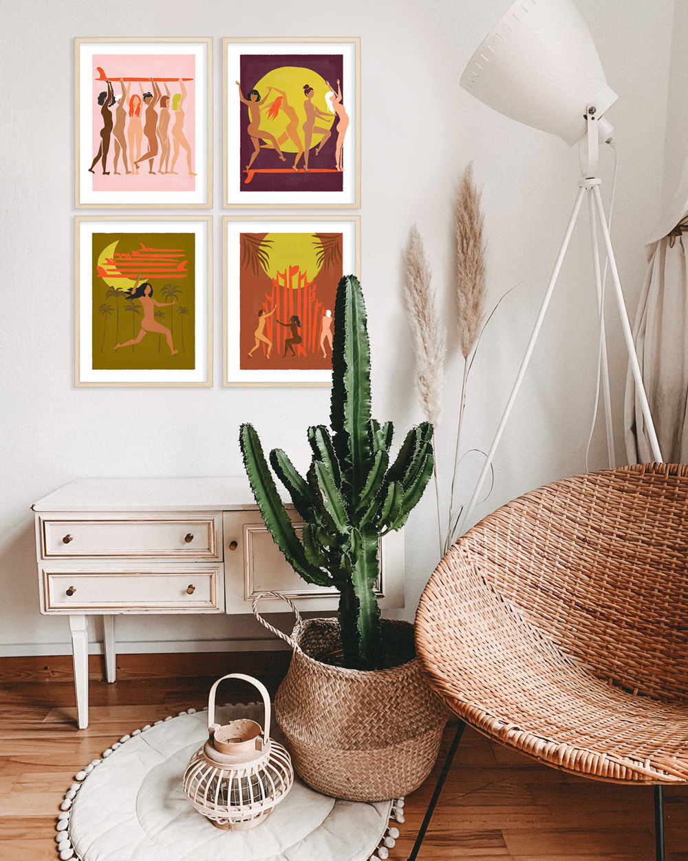 Art Print • Sea Line Women • 8"x10"