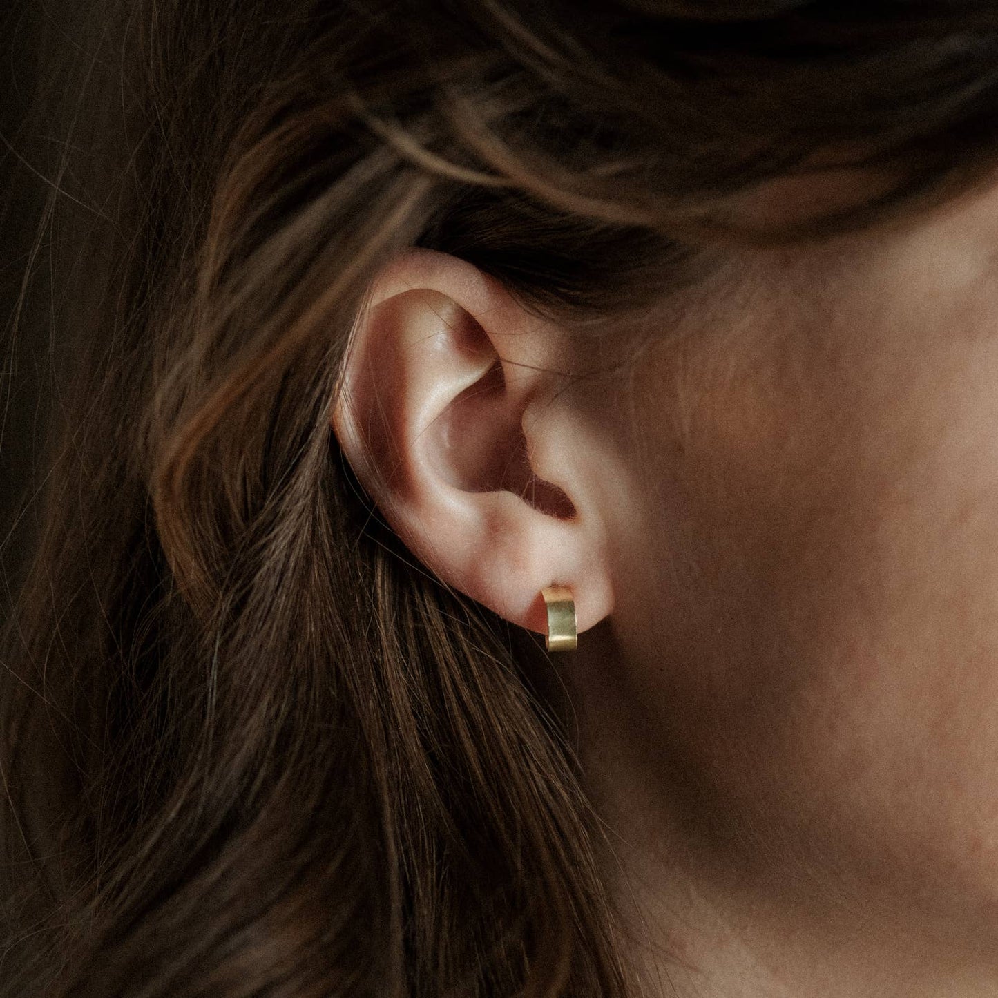 Common Form • Small Buena Hoops • Brass