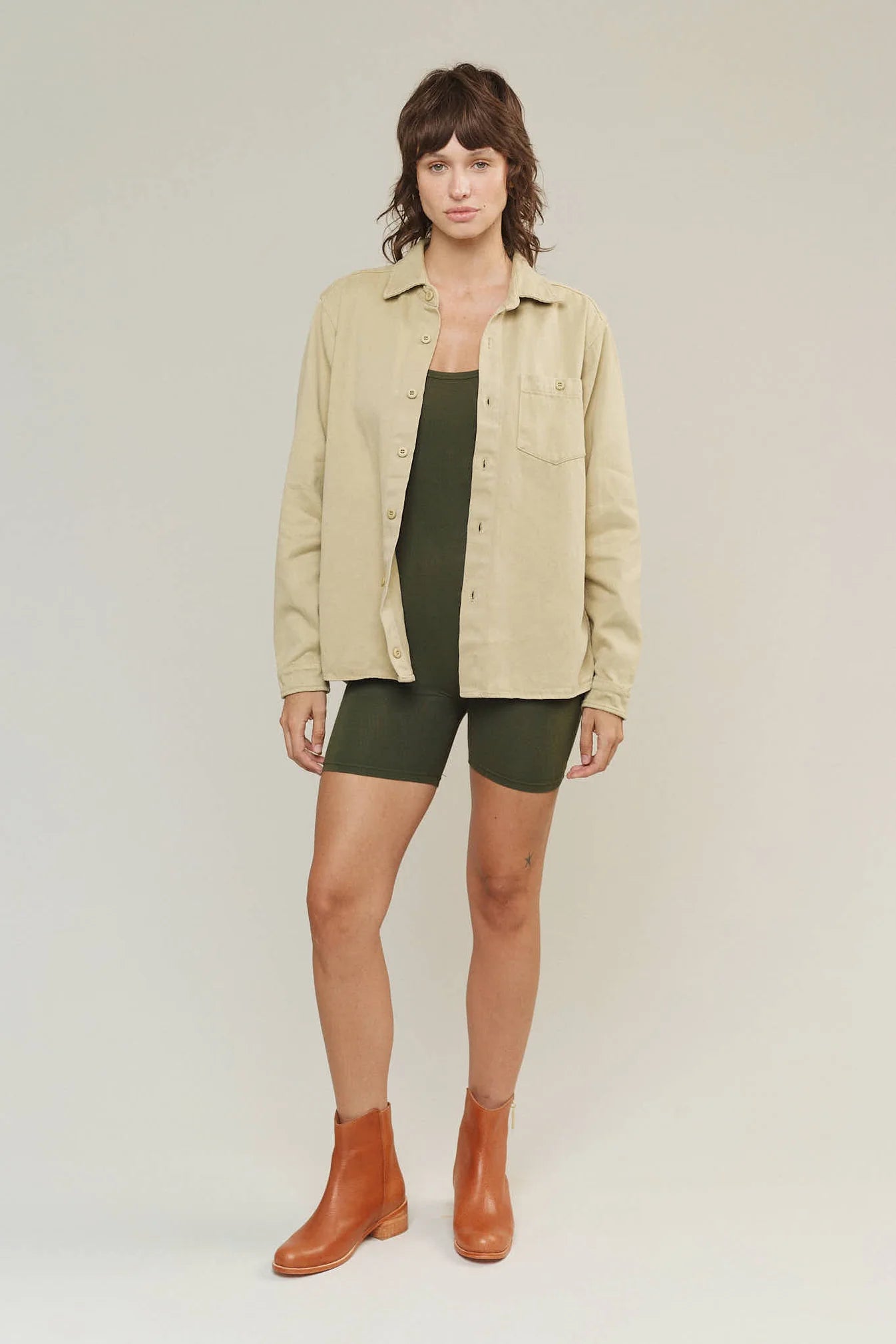 Jungmaven • Topanga Shirt Jacket • Hunter Green