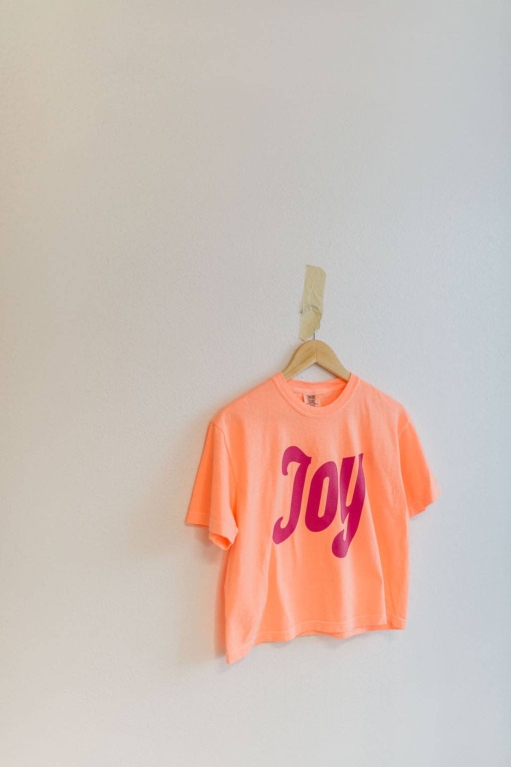Ramble & Co. • Cotton Tee • Joy • Neon Cantaloupe