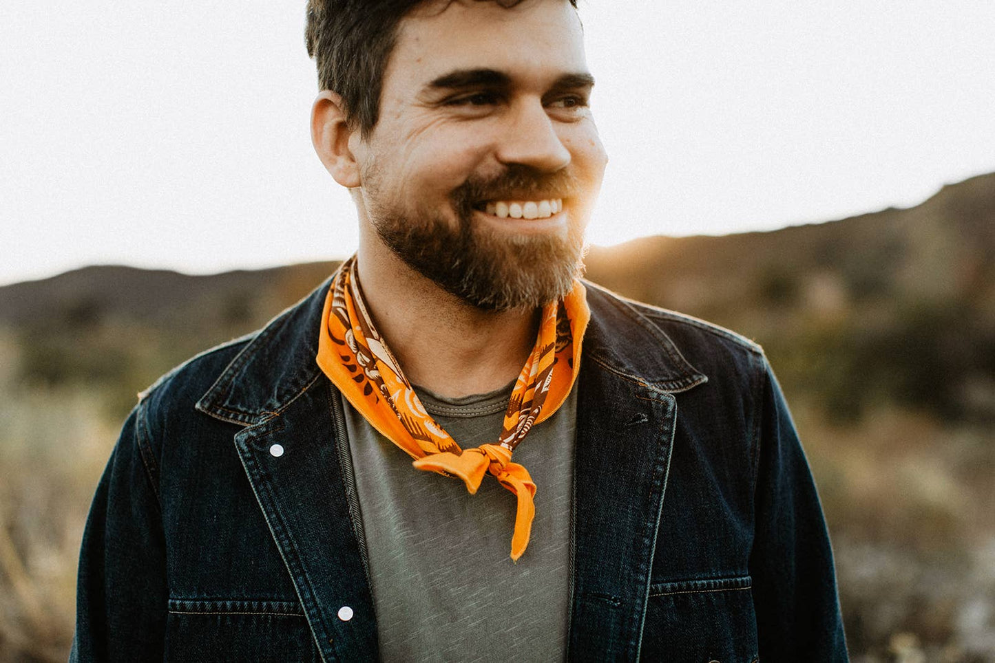 Organic Cotton Bandana • Free Spirit • Yellow