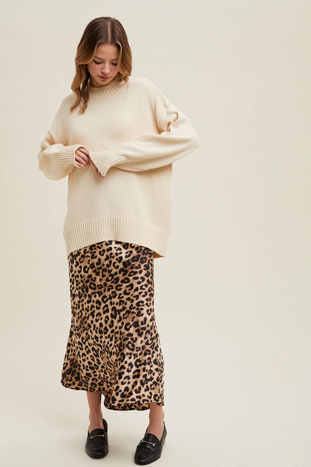 Classic Oversized Sweater • Cream