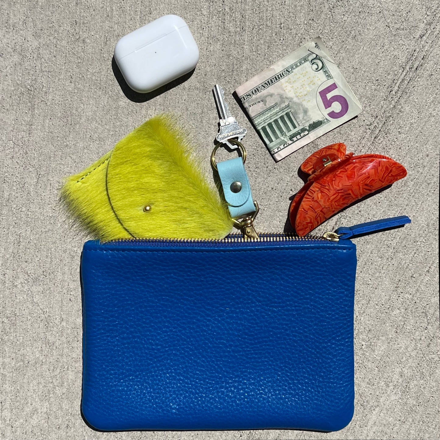 Primecut • Zipper Pouch • Black Leather