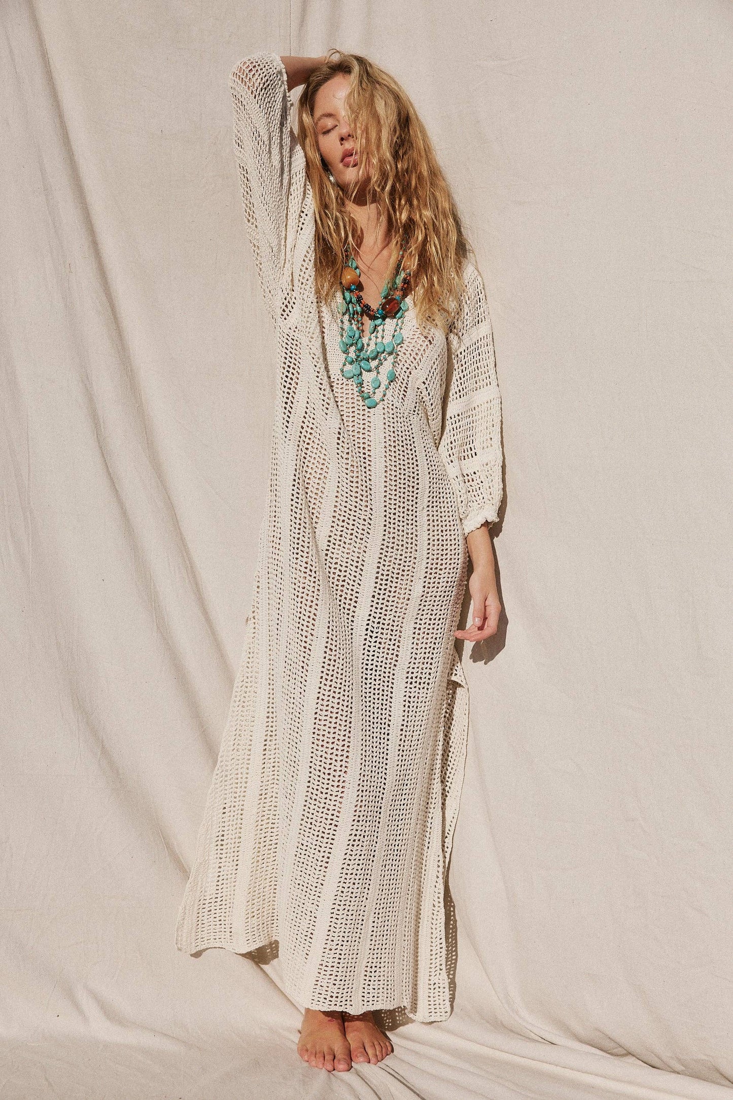 Jen’s Pirate Booty • Coastal Shenandoah Kaftan • Coastal Salt
