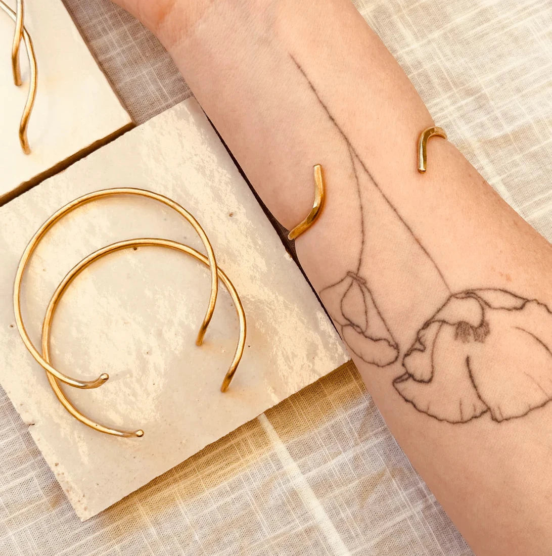 Desert Moon Design • Yuba Cuff Bracelet • Brass