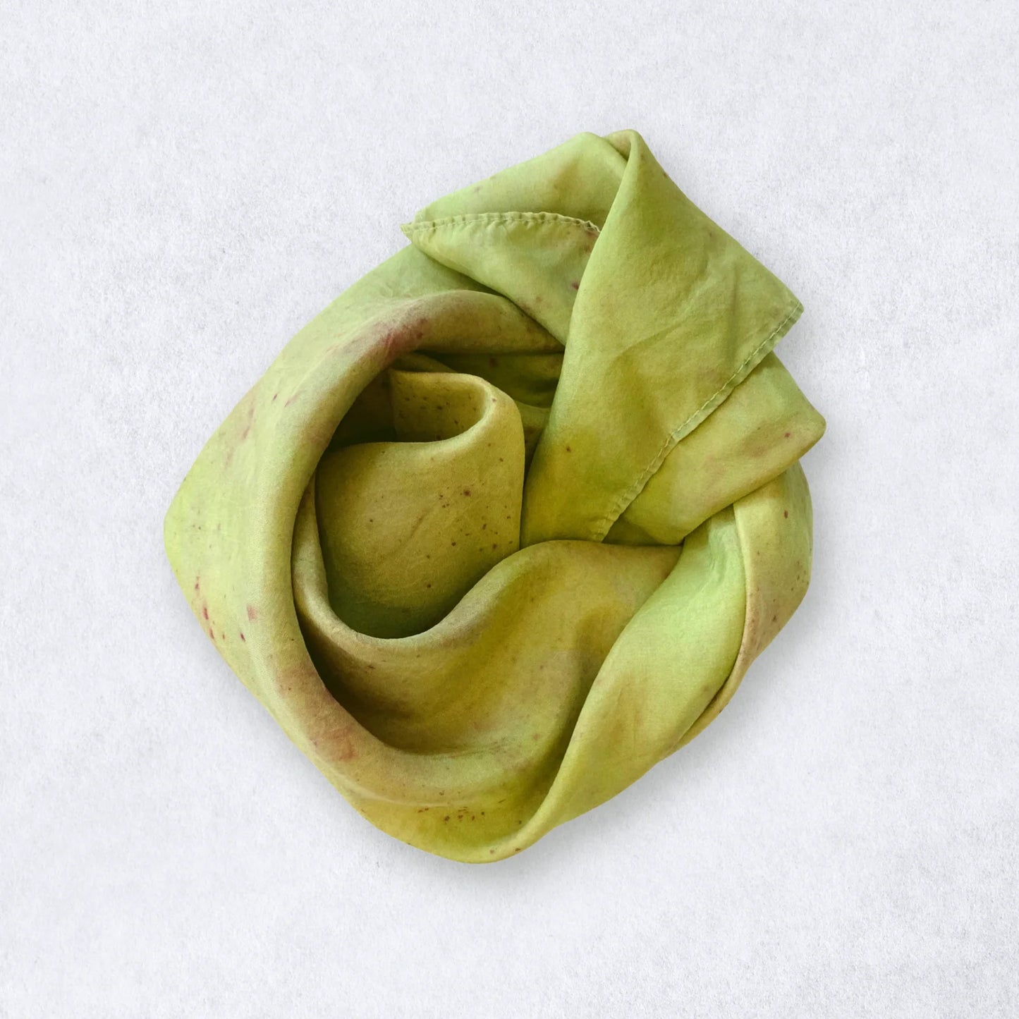 The Materials Design Co • Silk Bandana • Lime Green