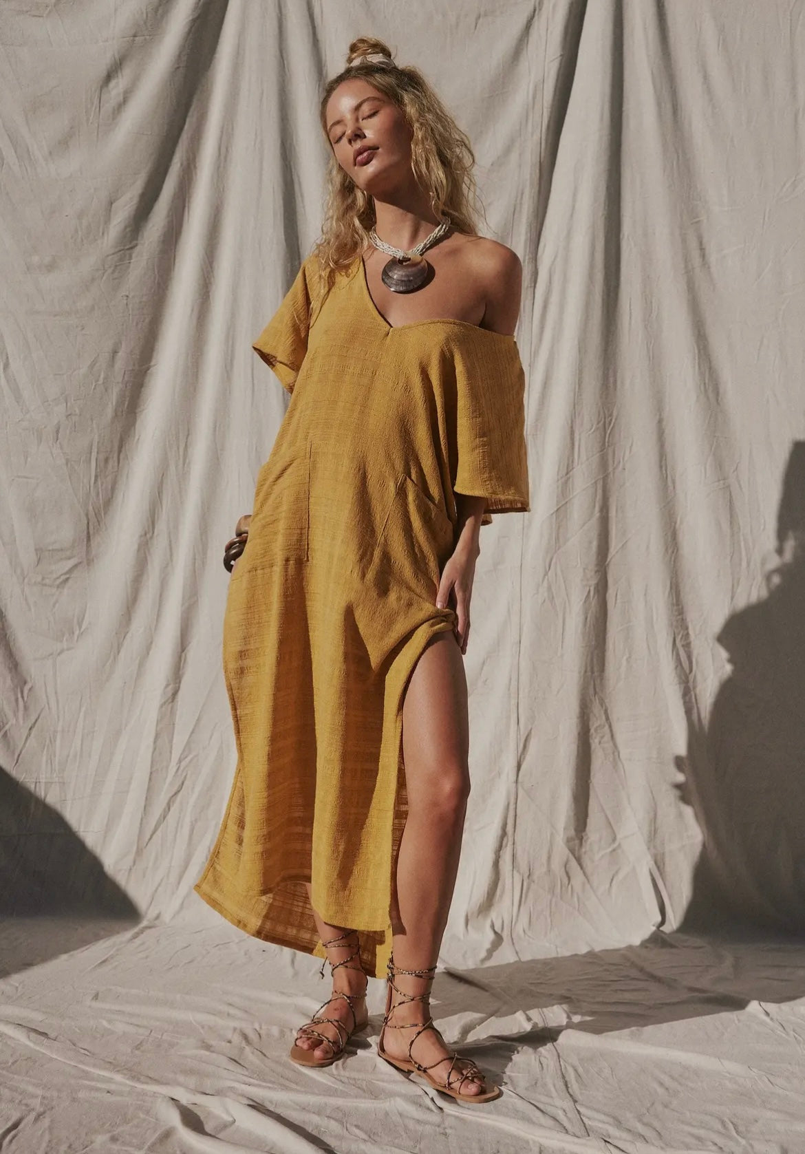 Jen’s Pirate Booty • Hermes Kaftan • White