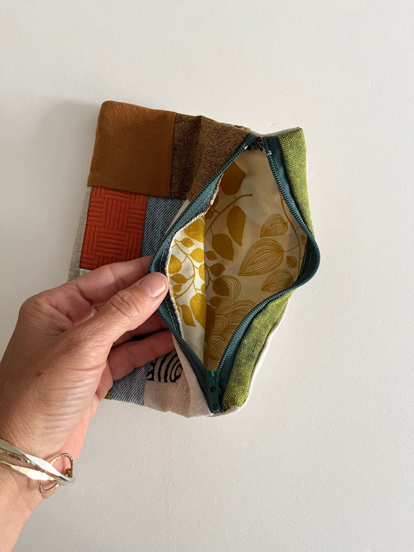 Terra • Handmade Patchwork Pouch • Sand Dunes