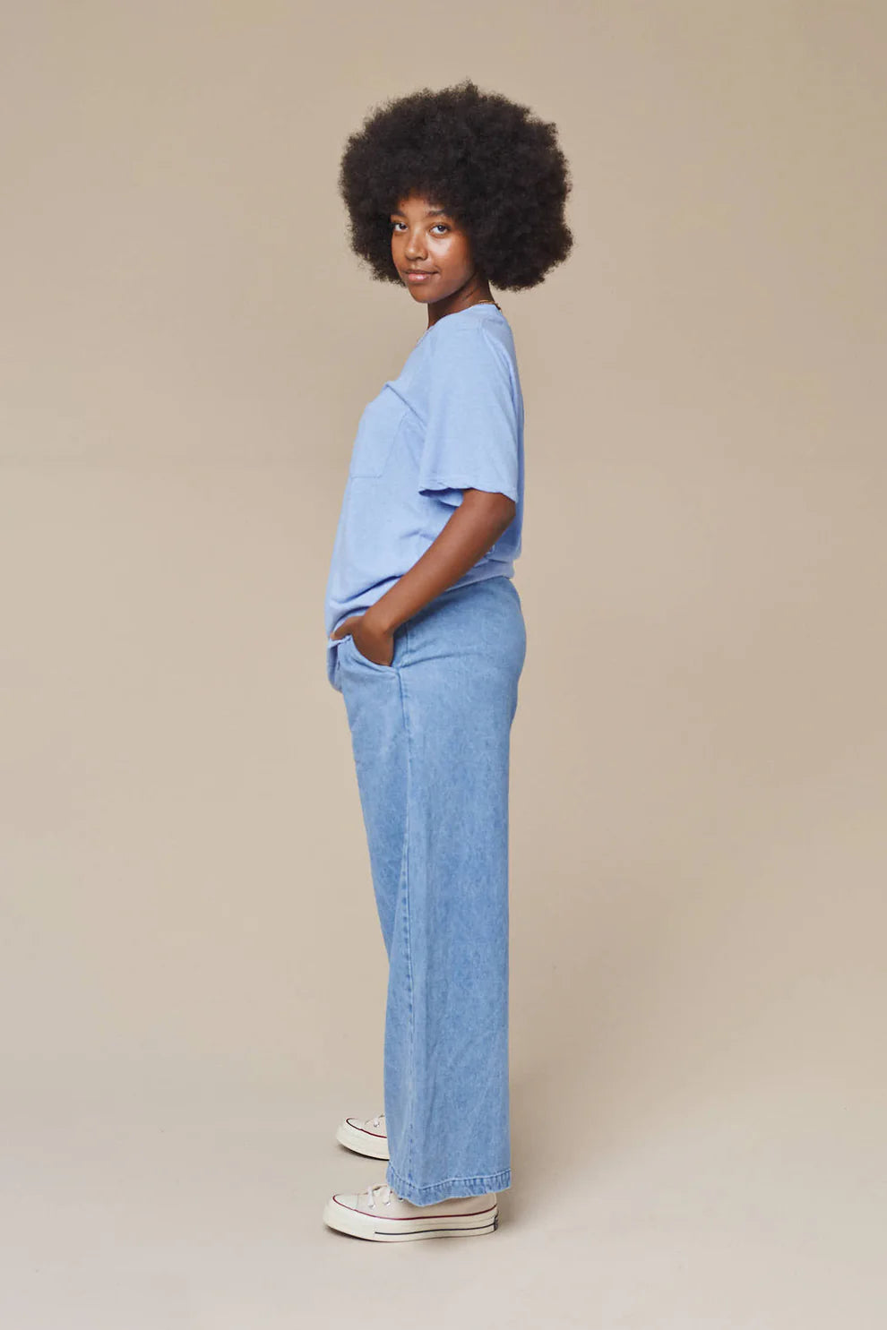 Jungmaven • Disco Wide Leg Denim • Light Wash