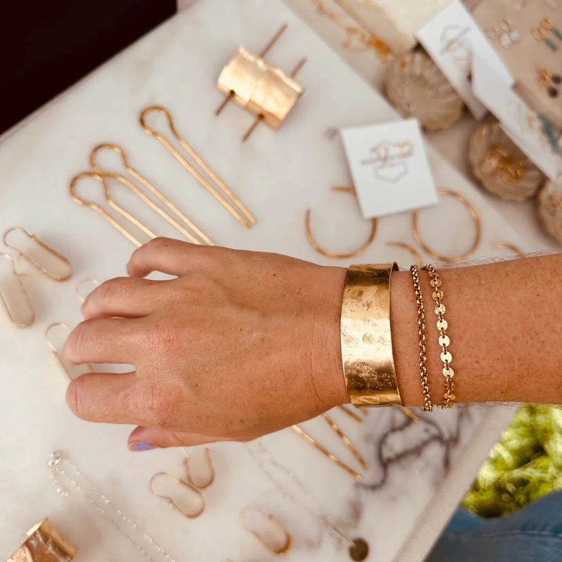 Desert Moon Design • Beletti Cuff Bracelet • Brass