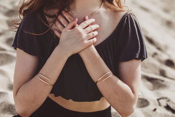 Desert Moon Design • Teeju Bangle • Brass