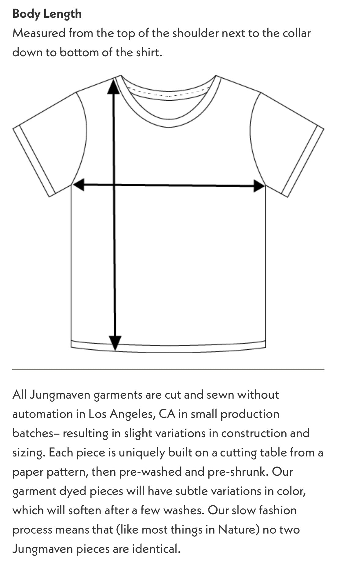 Jungmaven • Lorel Tee •  Washed Black